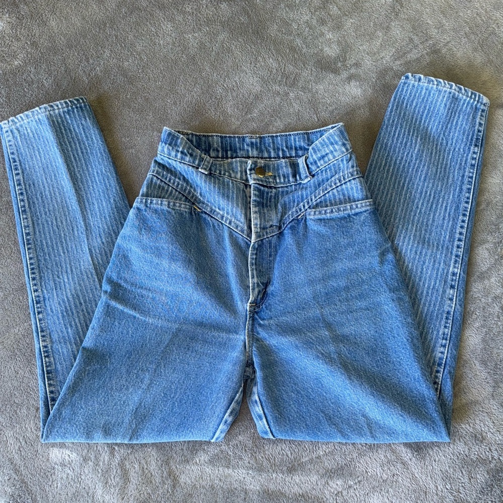 Chic High Rise Blue Women's Jeans